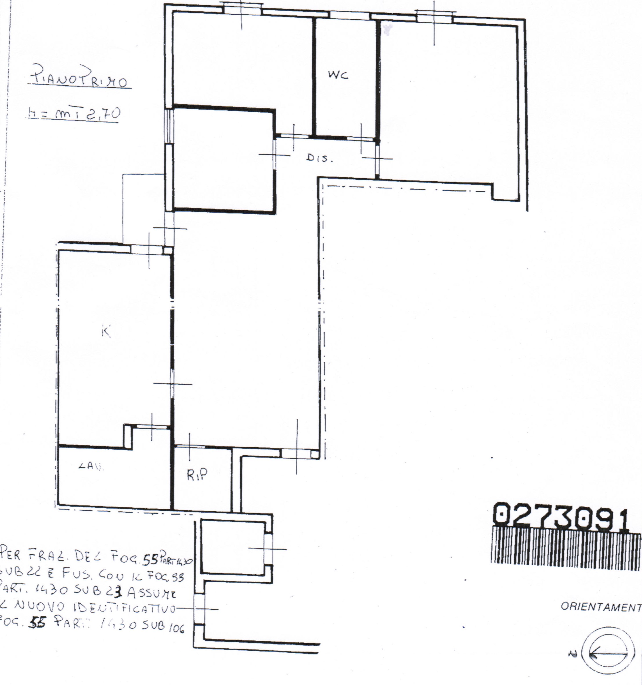 VIA BENEDETTO ORLANDO, 3 Stanze da Letto Stanze da Letto, 3 Stanze Stanze,2 BathroomsBathrooms,Appartamento,Vendita,VIA BENEDETTO ORLANDO,1497