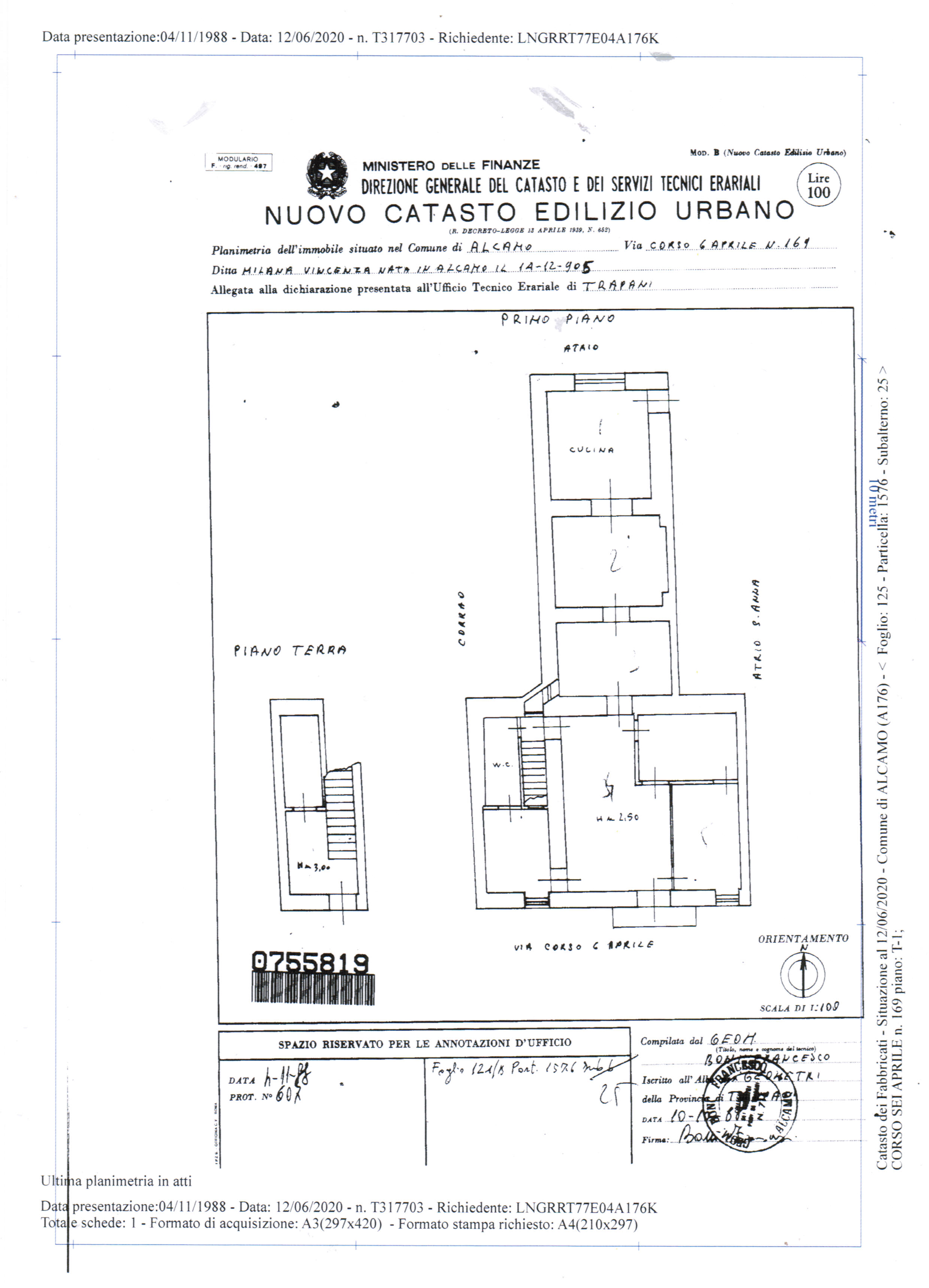 CORSO 6 APRILE, 2 Stanze da Letto Stanze da Letto, 3 Stanze Stanze,1 BagnoBathrooms,Indipendente,Vendita,CORSO 6 APRILE,1582