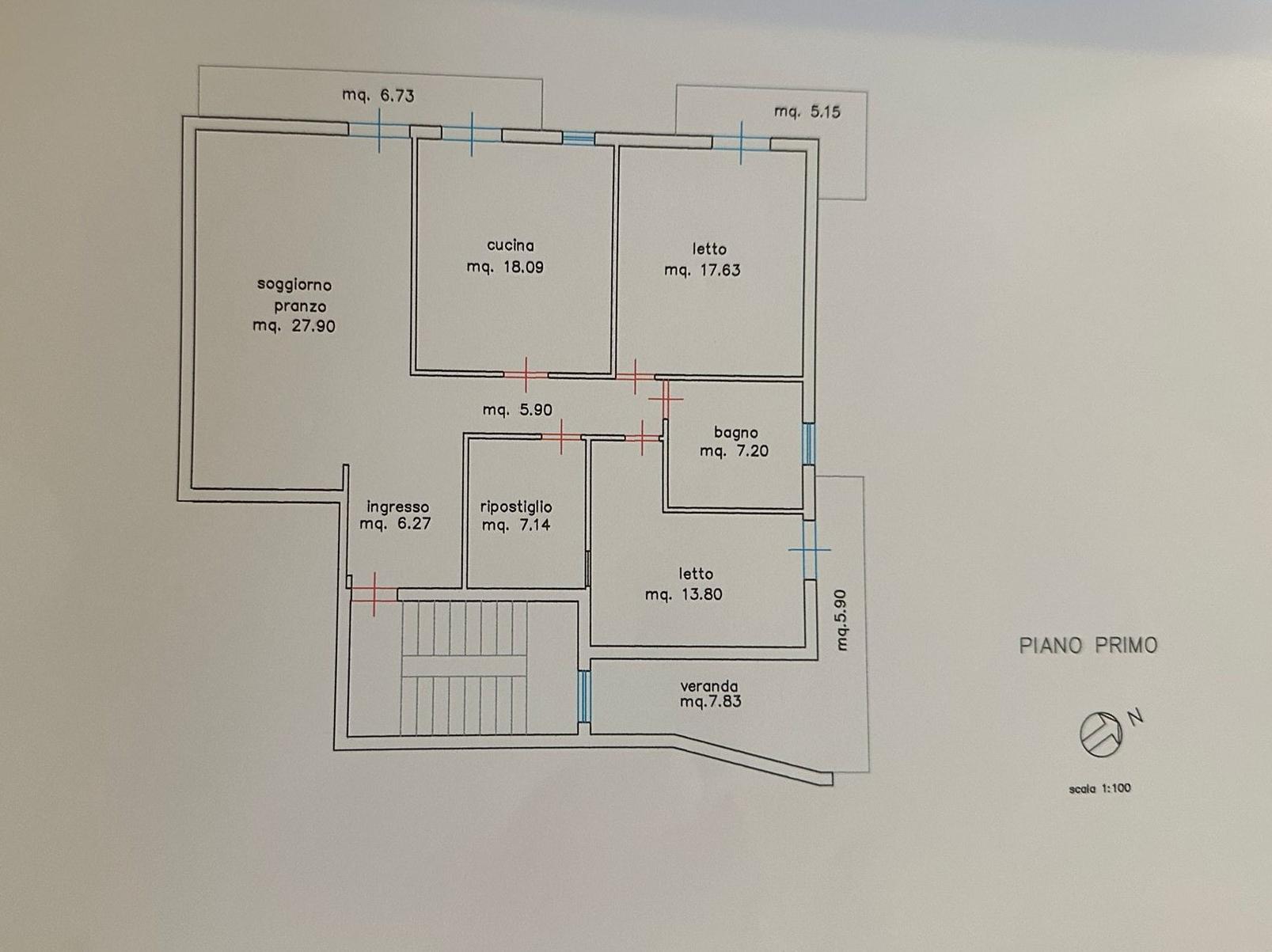 VIA S. IPPOLITO, 2 Stanze da Letto Stanze da Letto, 4 Stanze Stanze,1 BagnoBathrooms,Appartamento,Vendita,VIA S. IPPOLITO,1658
