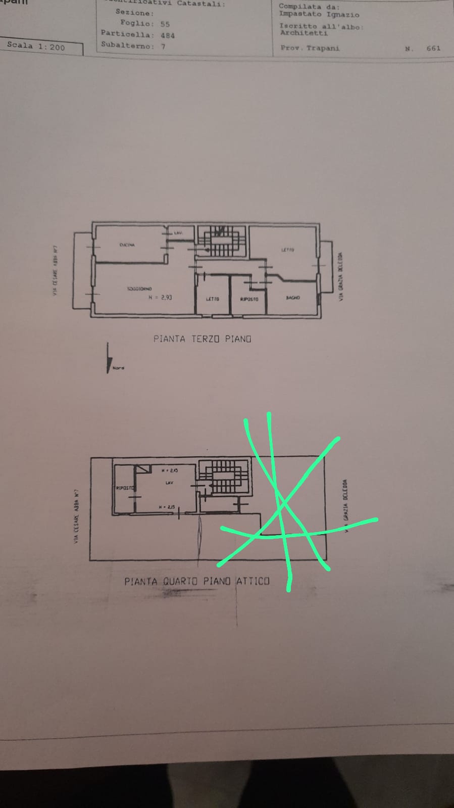 VIA CESARE ABBA, 3 Stanze da Letto Stanze da Letto, 3 Stanze Stanze,2 BathroomsBathrooms,Appartamento,Vendita,VIA CESARE ABBA,1670