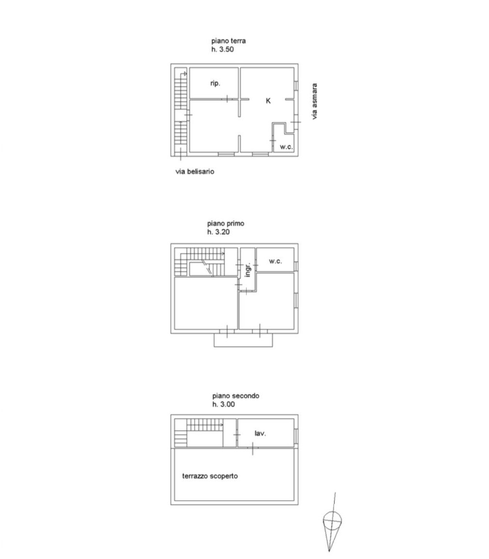 VIA ASMARA, 4 Stanze da Letto Stanze da Letto, 4 Stanze Stanze,3 BathroomsBathrooms,Indipendente,Vendita,VIA ASMARA,1687