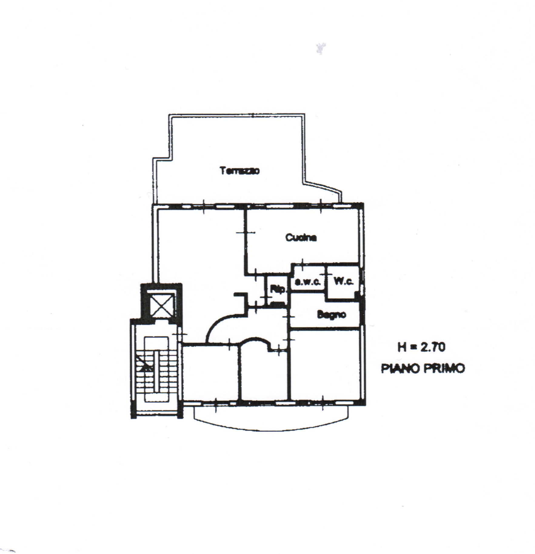 VIA SALVO D'ACQUISTO, 3 Stanze da Letto Stanze da Letto, 2 Stanze Stanze,2 BathroomsBathrooms,Appartamento,Vendita,VIA SALVO D'ACQUISTO,1738